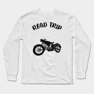 Road trip Bike design  totes, phone cases, mugs, masks, hoodies, notebooks, stickers pins Long Sleeve T-Shirt